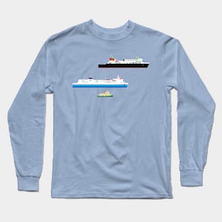 Big Man's Big Ferries Long Sleeve T-Shirt